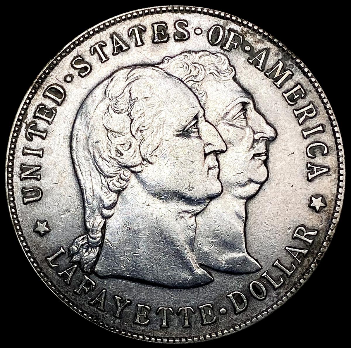 1900 Lafayette Silver Dollar ABOUT UNCIRCULATED