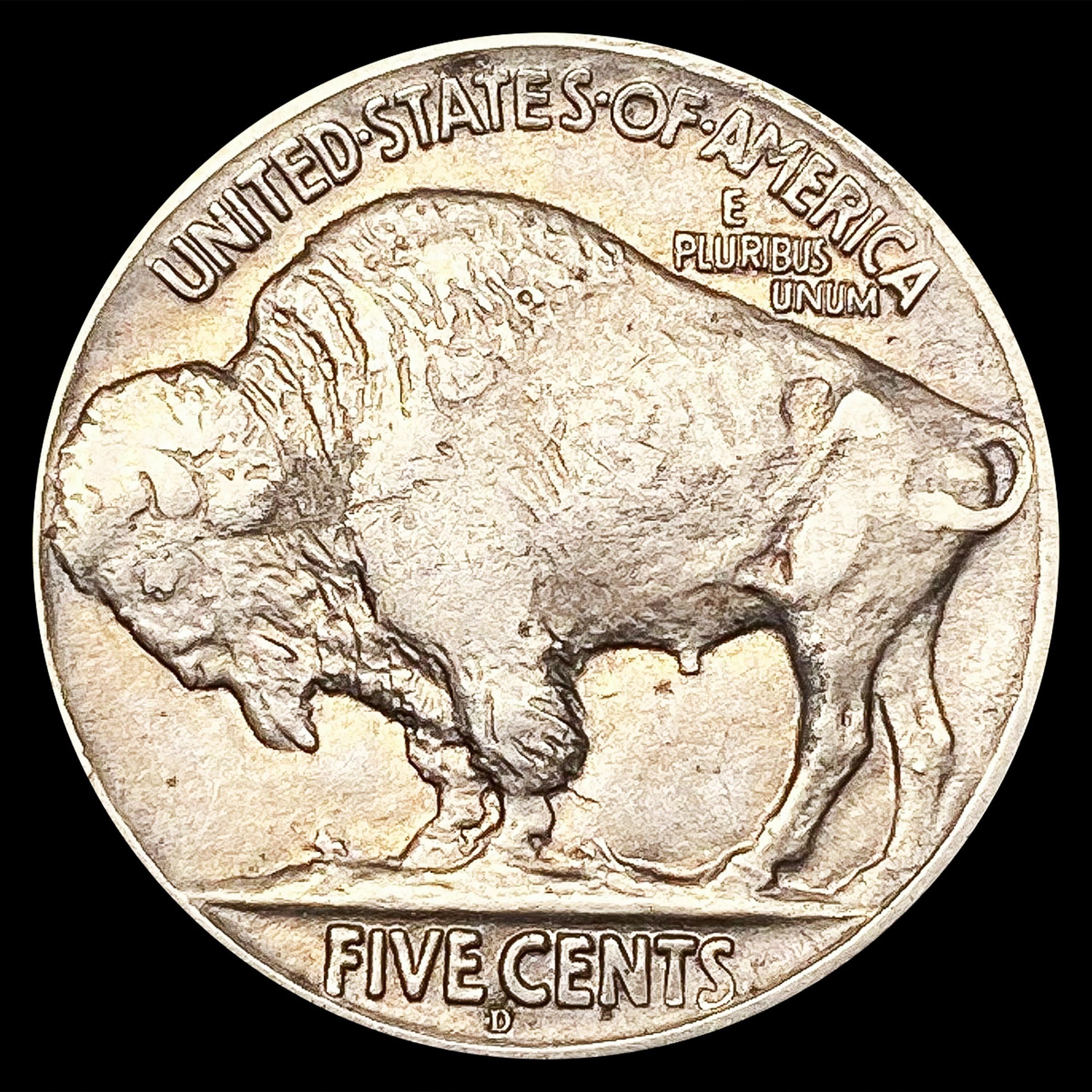 1919-D Buffalo Nickel LIGHTLY CIRCULATED