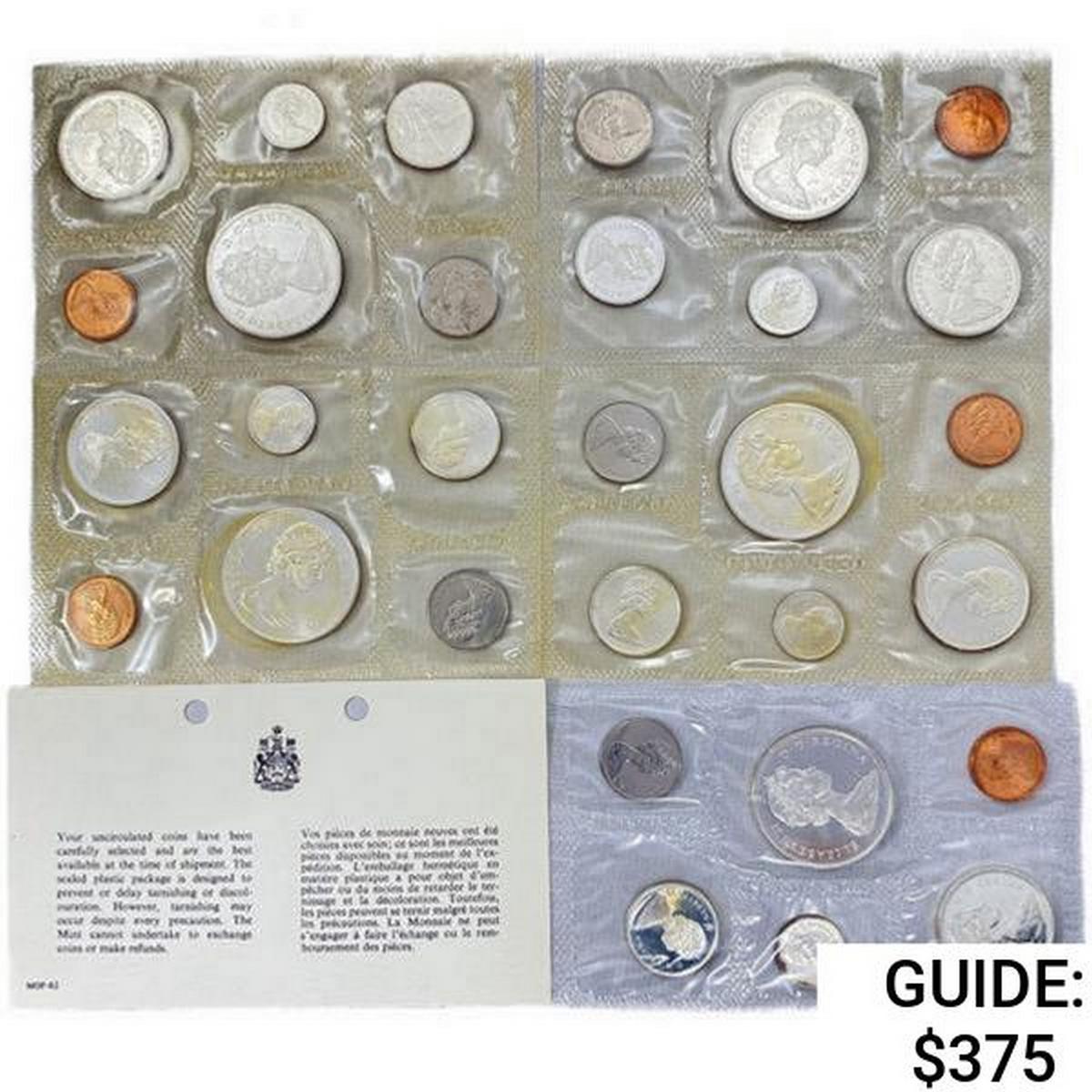 1965 Canada Proof Silver Coin Sets (30 Coins)