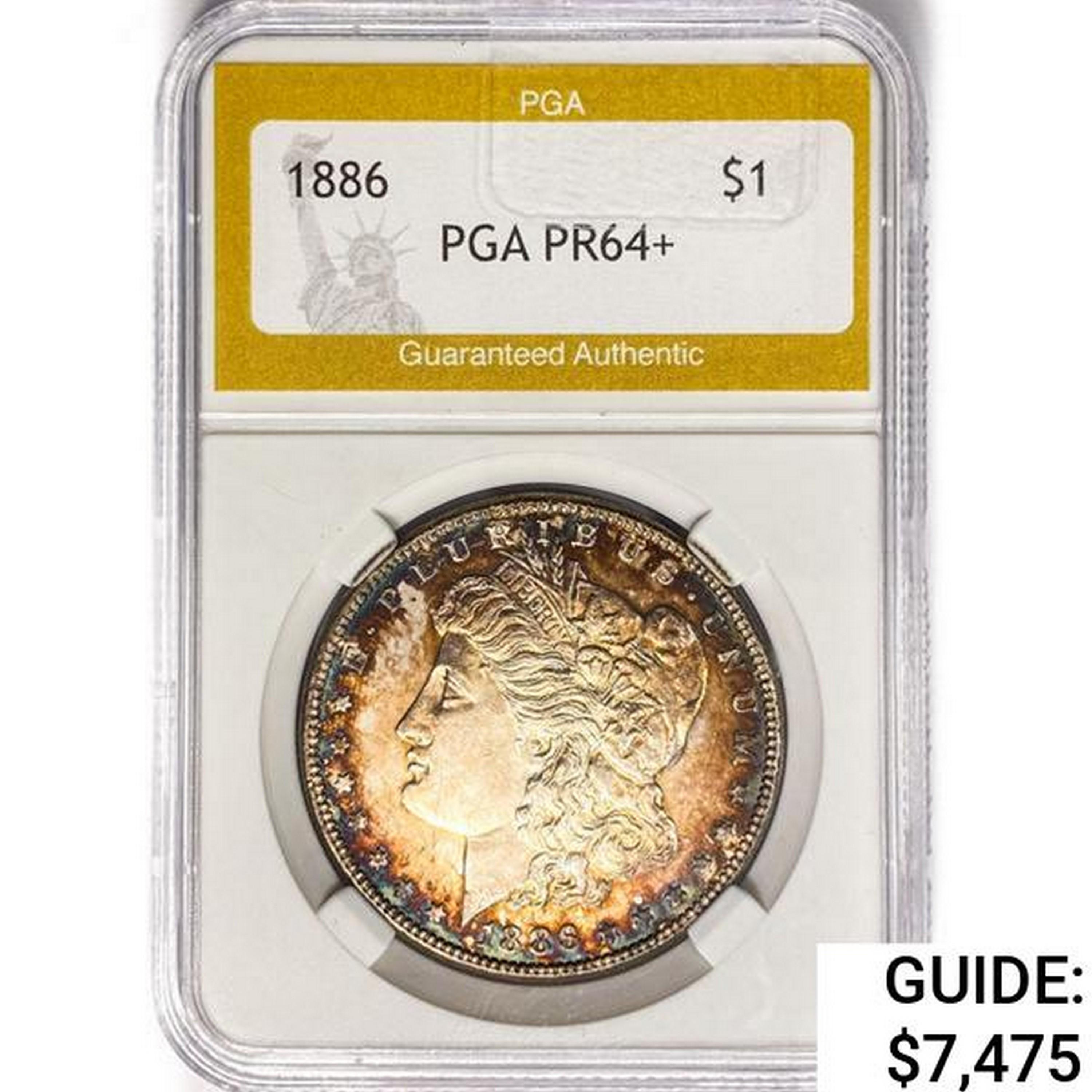 1886 Morgan Silver Dollar PGA PR64+