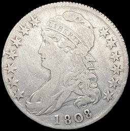 1808 Capped Bust Half Dollar NICELY CIRCULATED