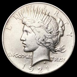 1921 Silver Peace Dollar ABOUT UNCIRCULATED