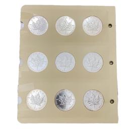 1988-2014 Canada Silver $5 Coin Book (27 Coins)