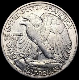 1934-S Walking Liberty Half Dollar CLOSELY UNCIRCU