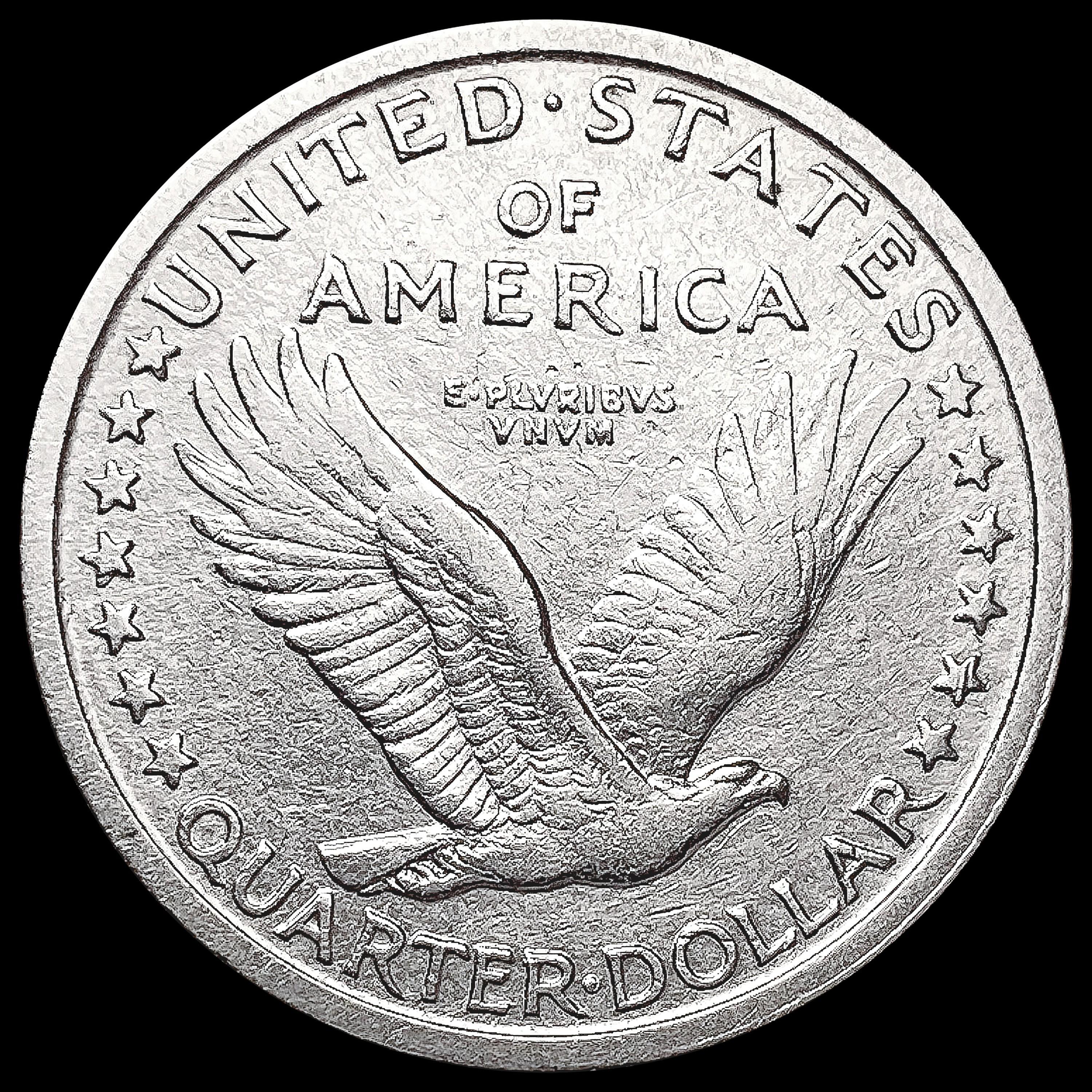 1917 T1 Standing Liberty Quarter CHOICE AU