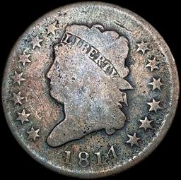 1814 Classic Head Large Cent NICELY CIRCULATED