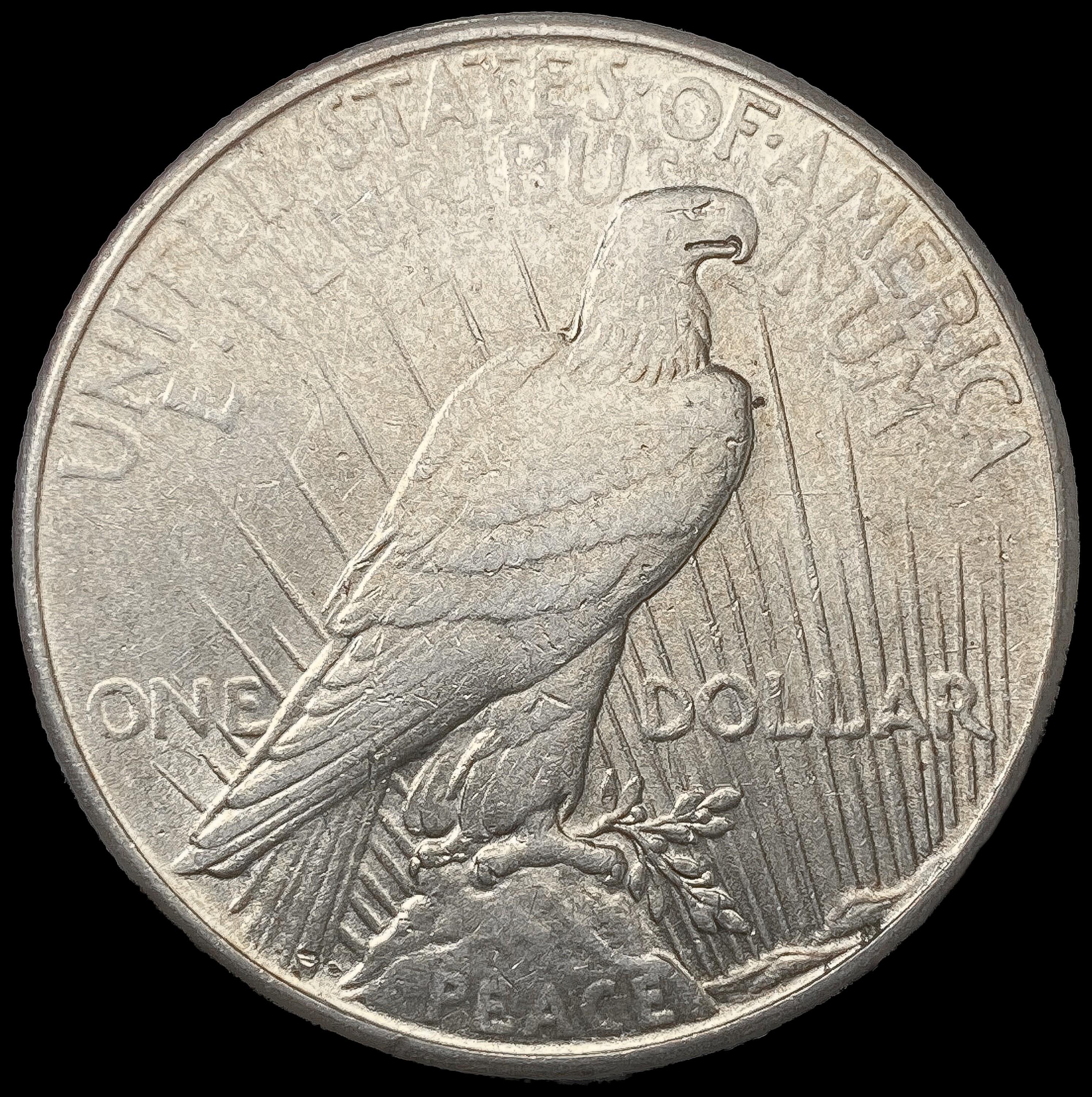 1935 Silver Peace Dollar CLOSELY UNCIRCULATED