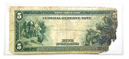 1914 $5 Fed. Reserve Note