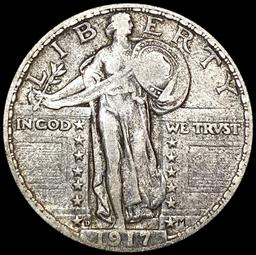 1917-D Standing Liberty Quarter LIGHTLY CIRCULATED