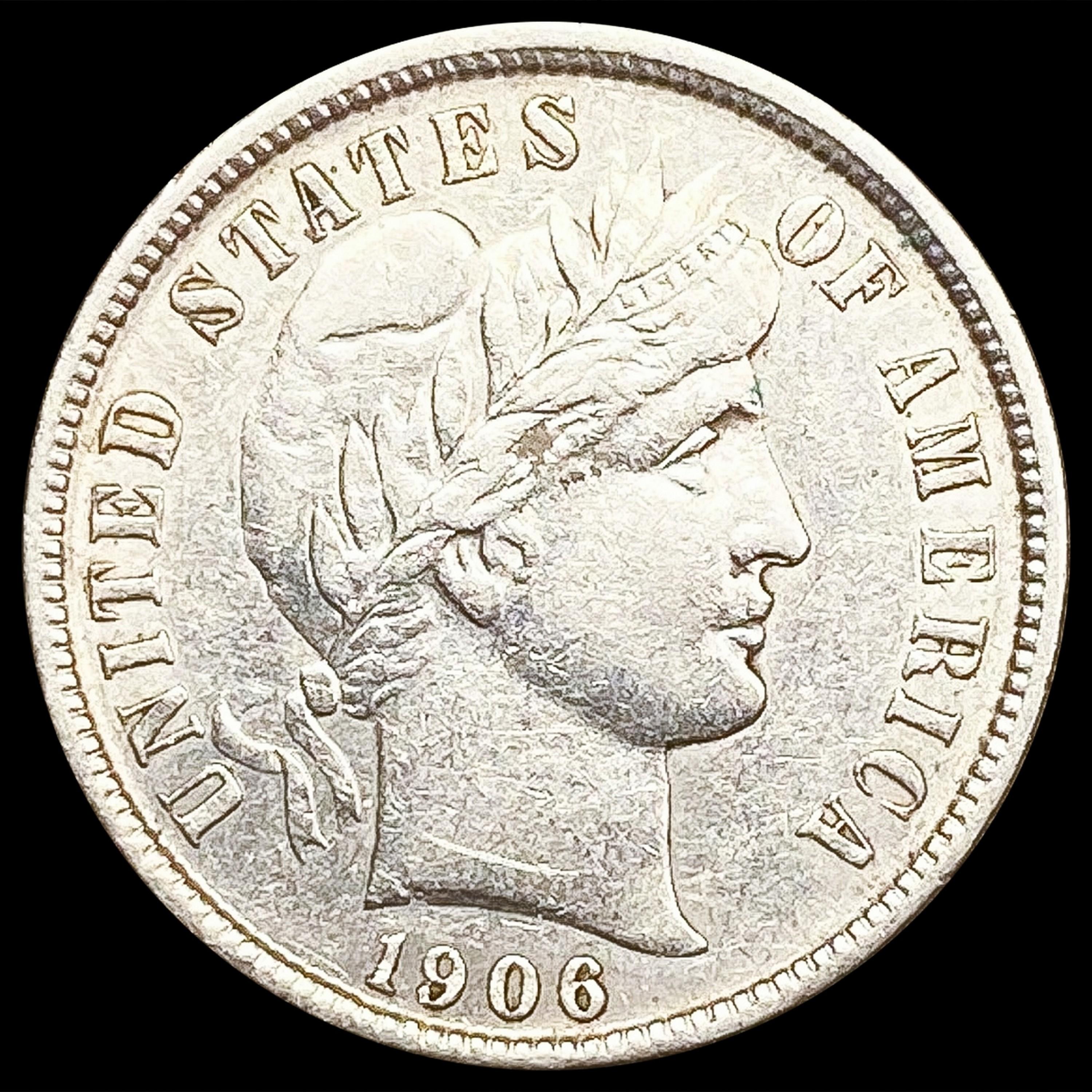 1906-O Barber Dime CLOSELY UNCIRCULATED
