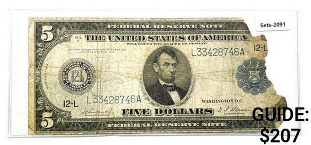 1914 $5 Fed. Reserve Note