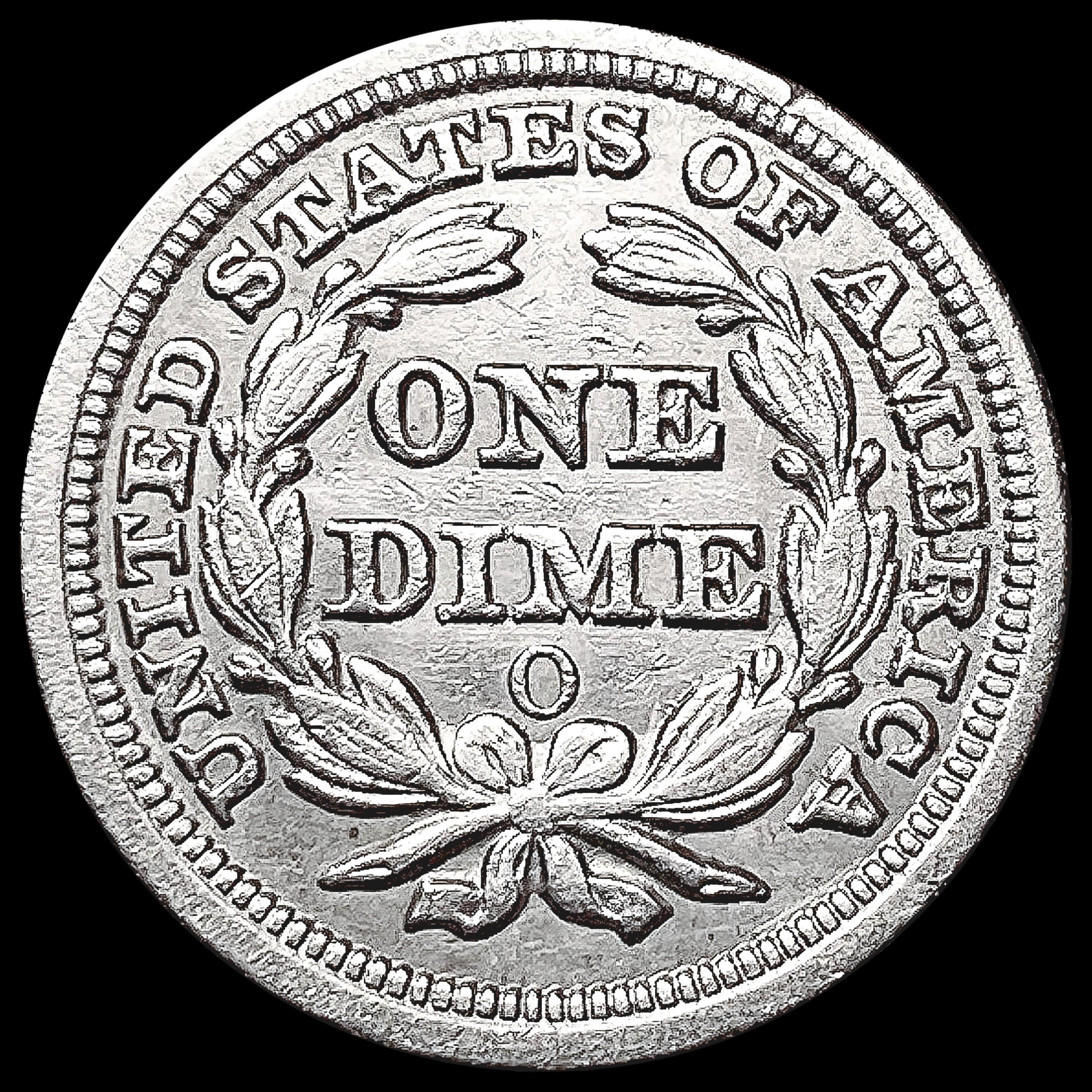 1856-O Seated Liberty Dime NEARLY UNCIRCULATED