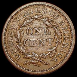 1844 Braided Hair Large Cent NEARLY UNCIRCULATED