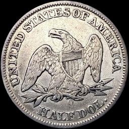 1860-O Seated Liberty Half Dollar LIGHTLY CIRCULAT