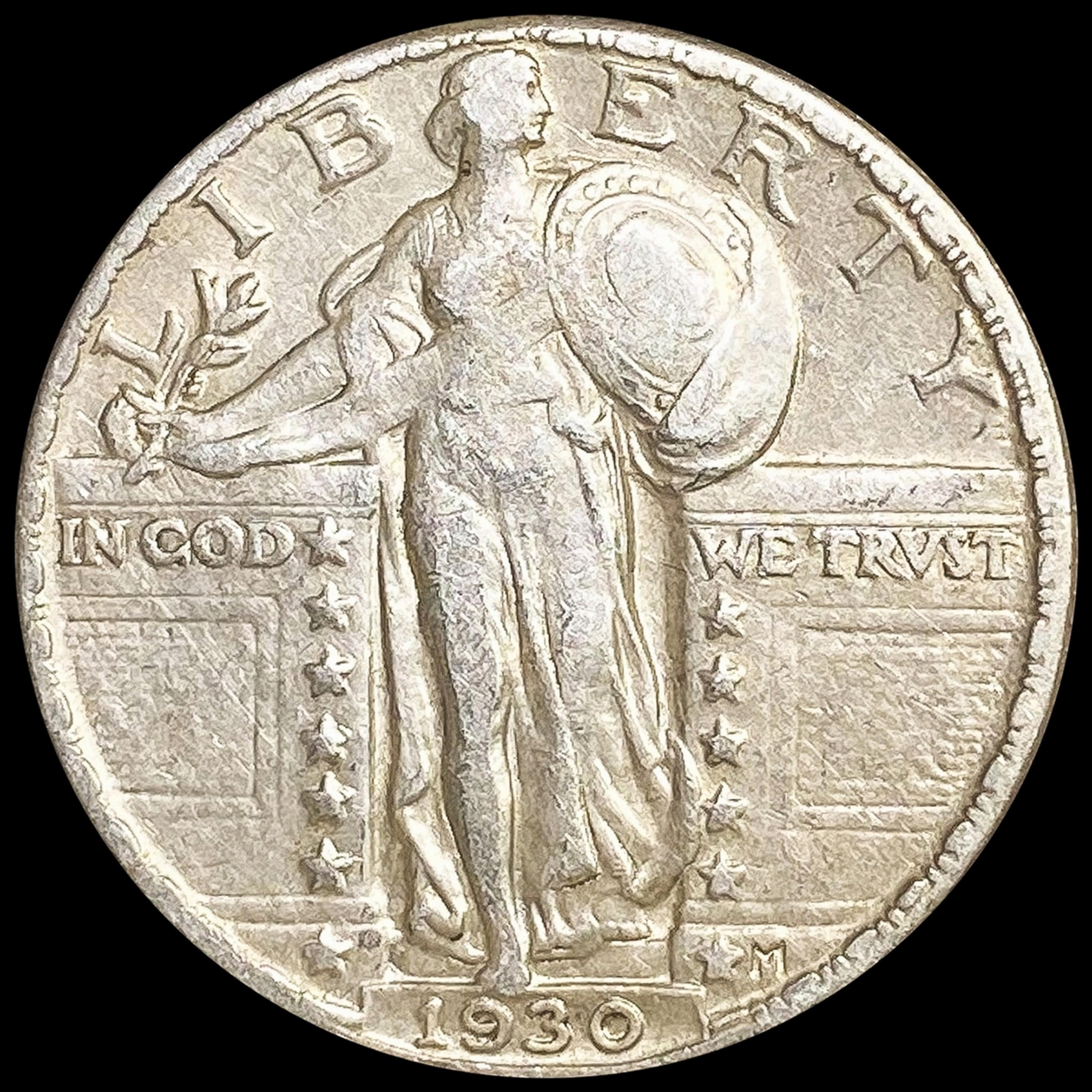 1930 Standing Liberty Quarter LIGHTLY CIRCULATED