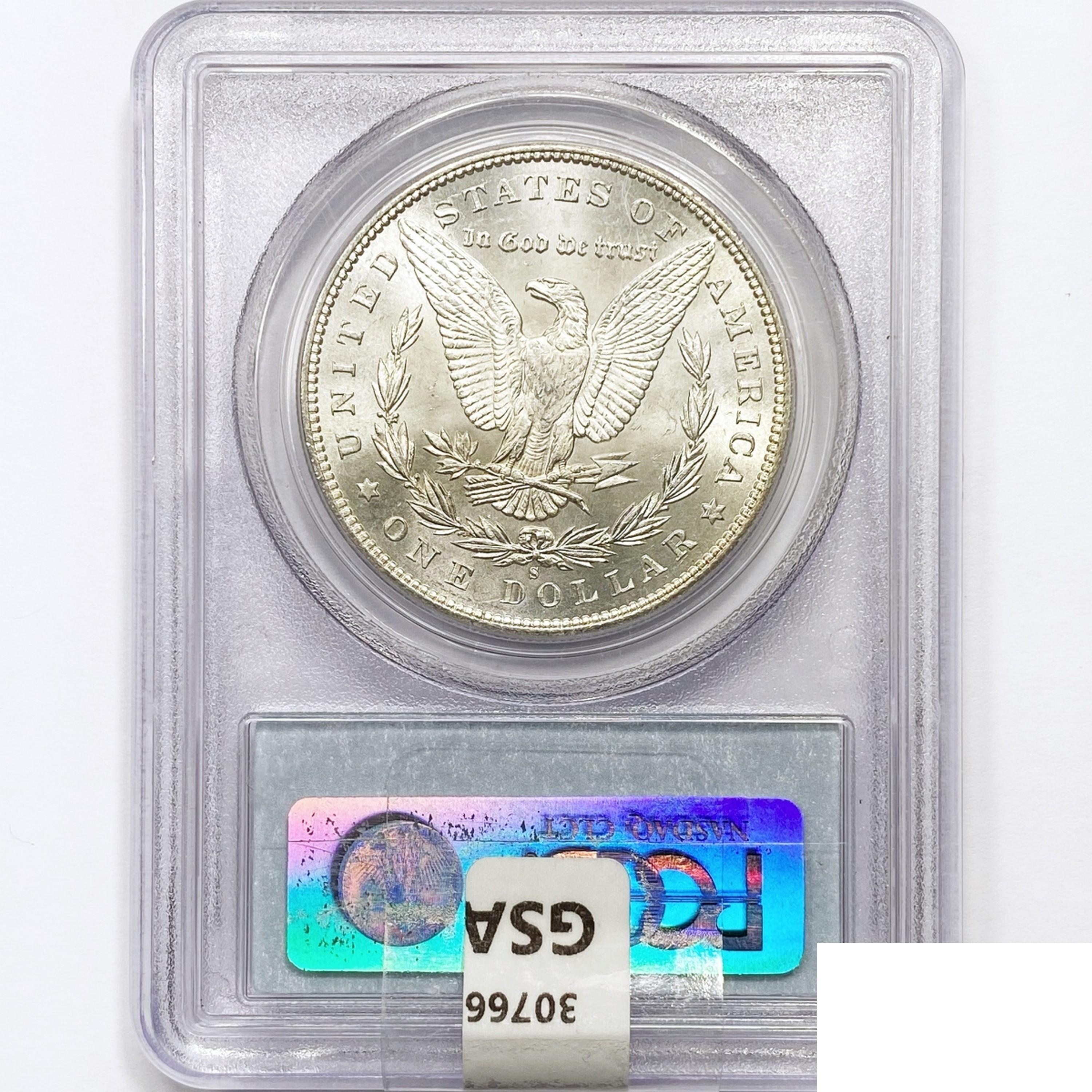 1897-S Morgan Silver Dollar PCGS MS63