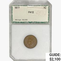 1877 Indian Head Cent PCI FN12