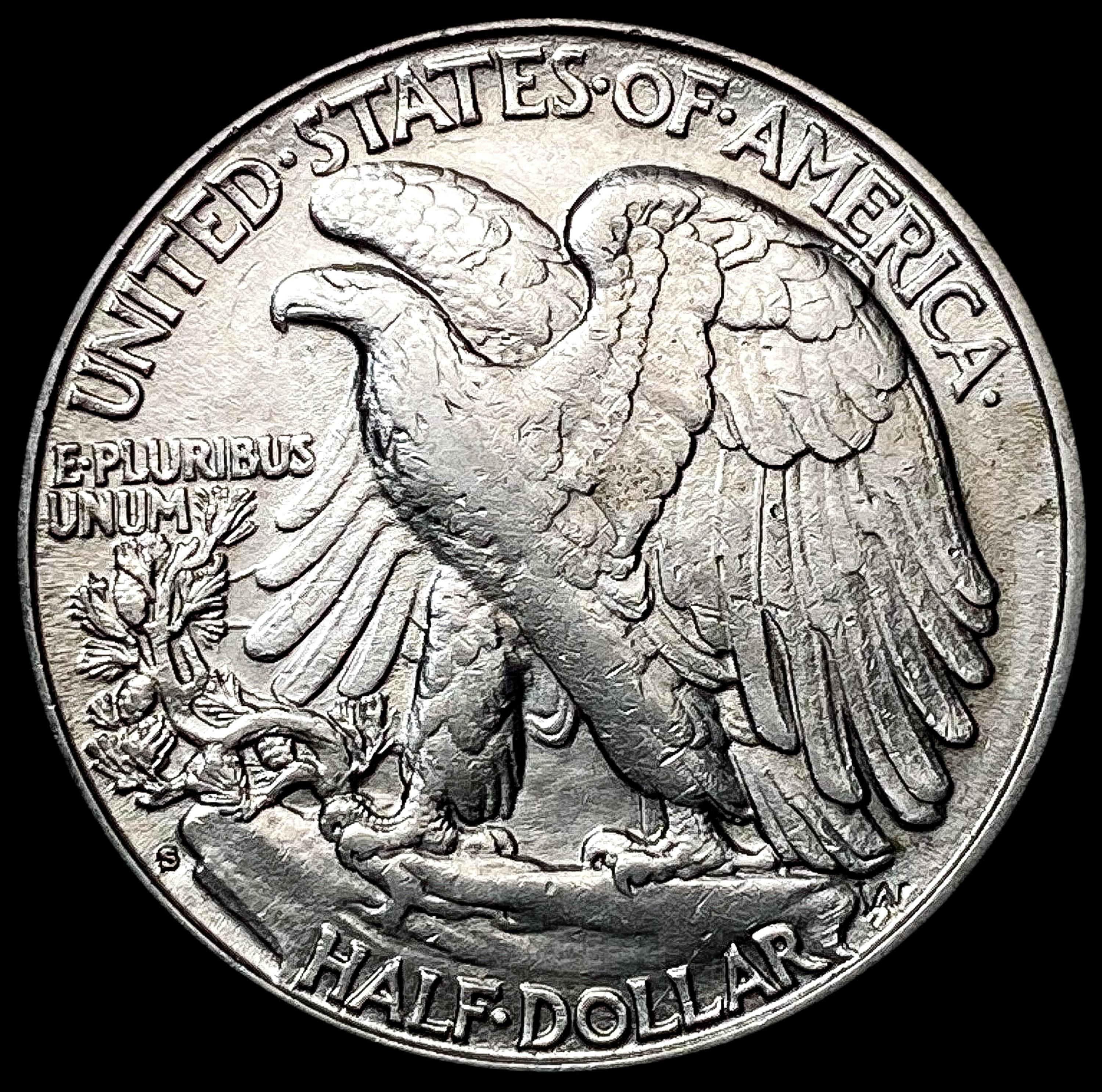 1928-S Walking Liberty Half Dollar CLOSELY UNCIRCU