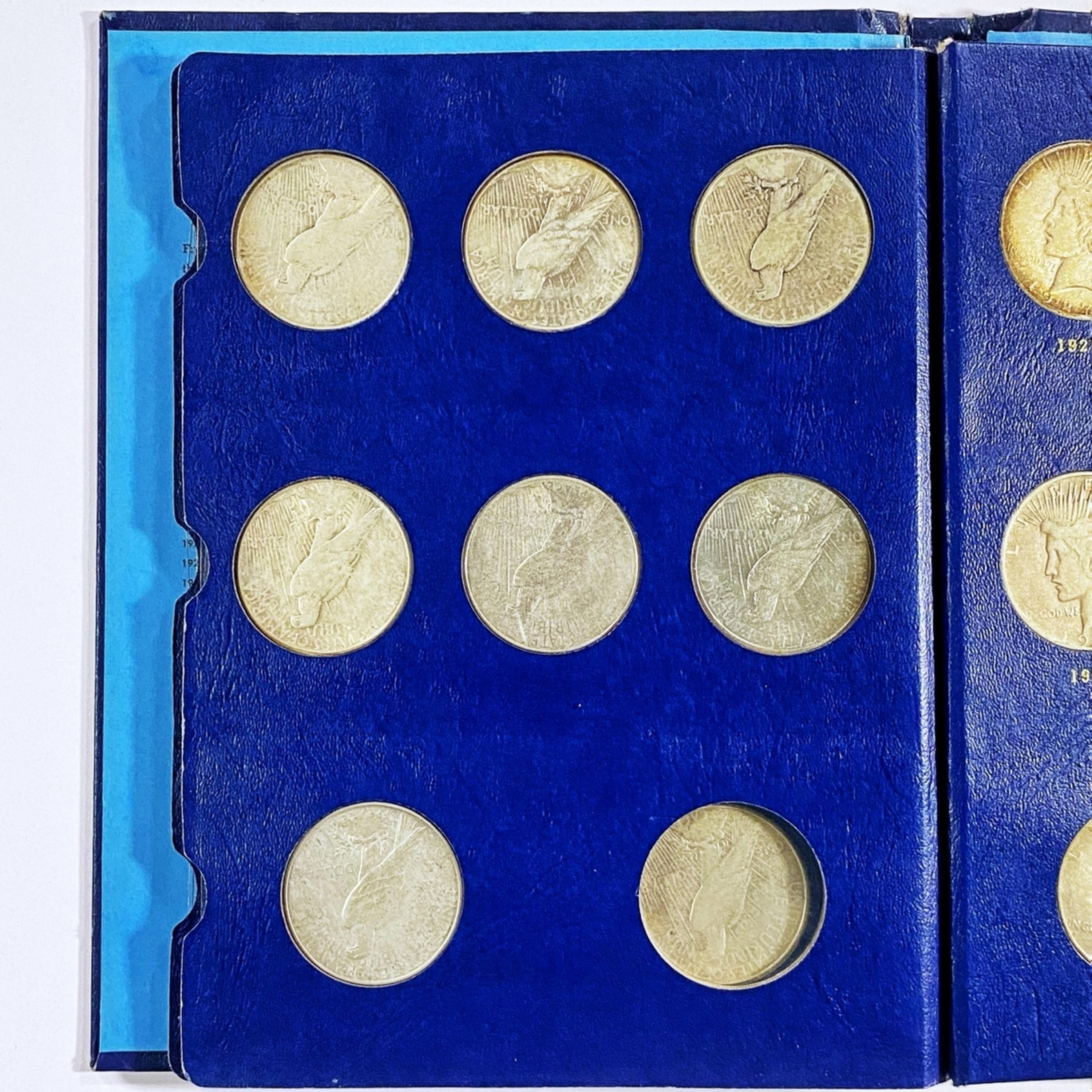 1921-1935 Peace Silver Dollar Book (23 Coins)