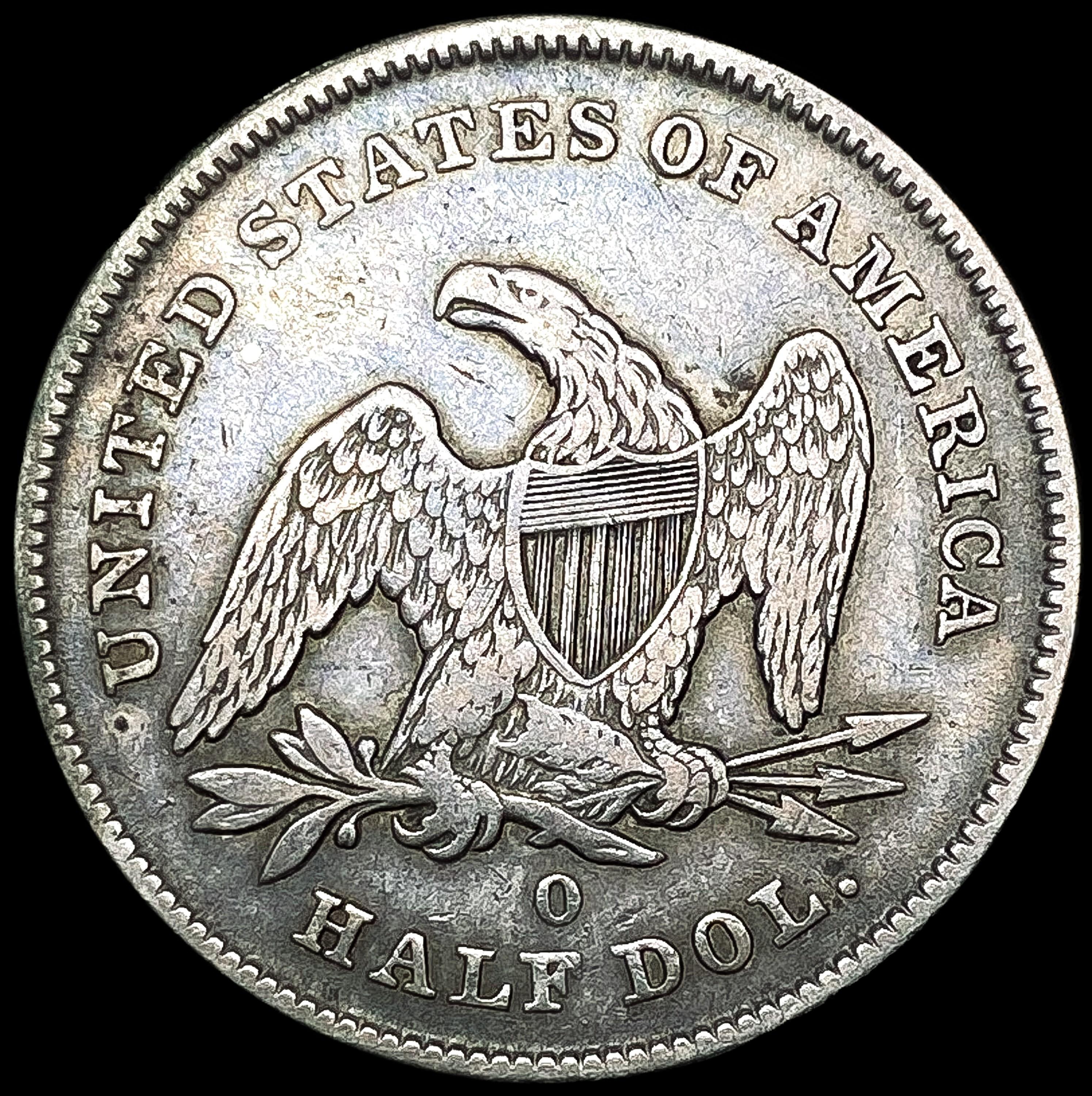 1841-O Seated Liberty Half Dollar NEARLY UNCIRCULA