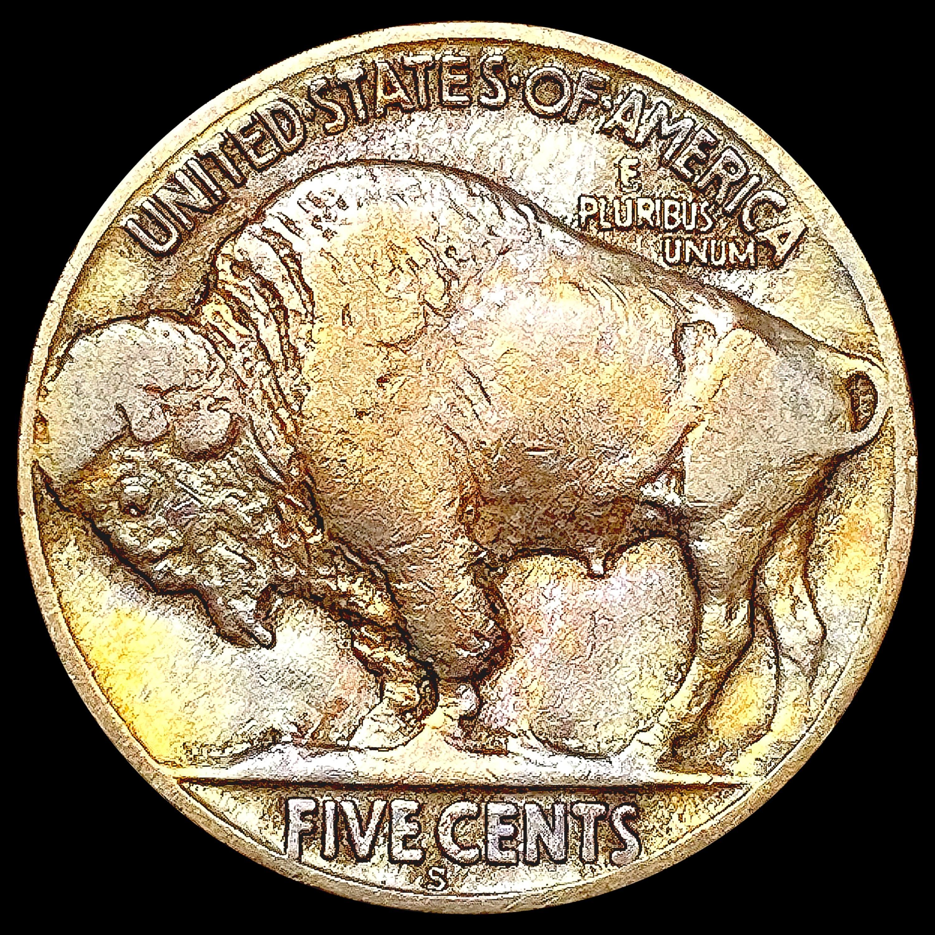 1920-S Buffalo Nickel NEARLY UNCIRCULATED