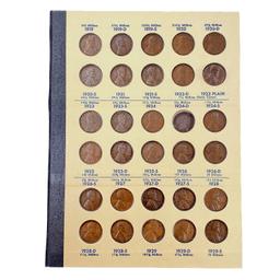 1909-1940 Lincoln Cent Book (85 Coins)