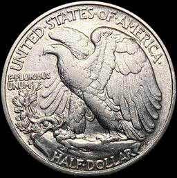 1935-S Walking Liberty Half Dollar CLOSELY UNCIRCU