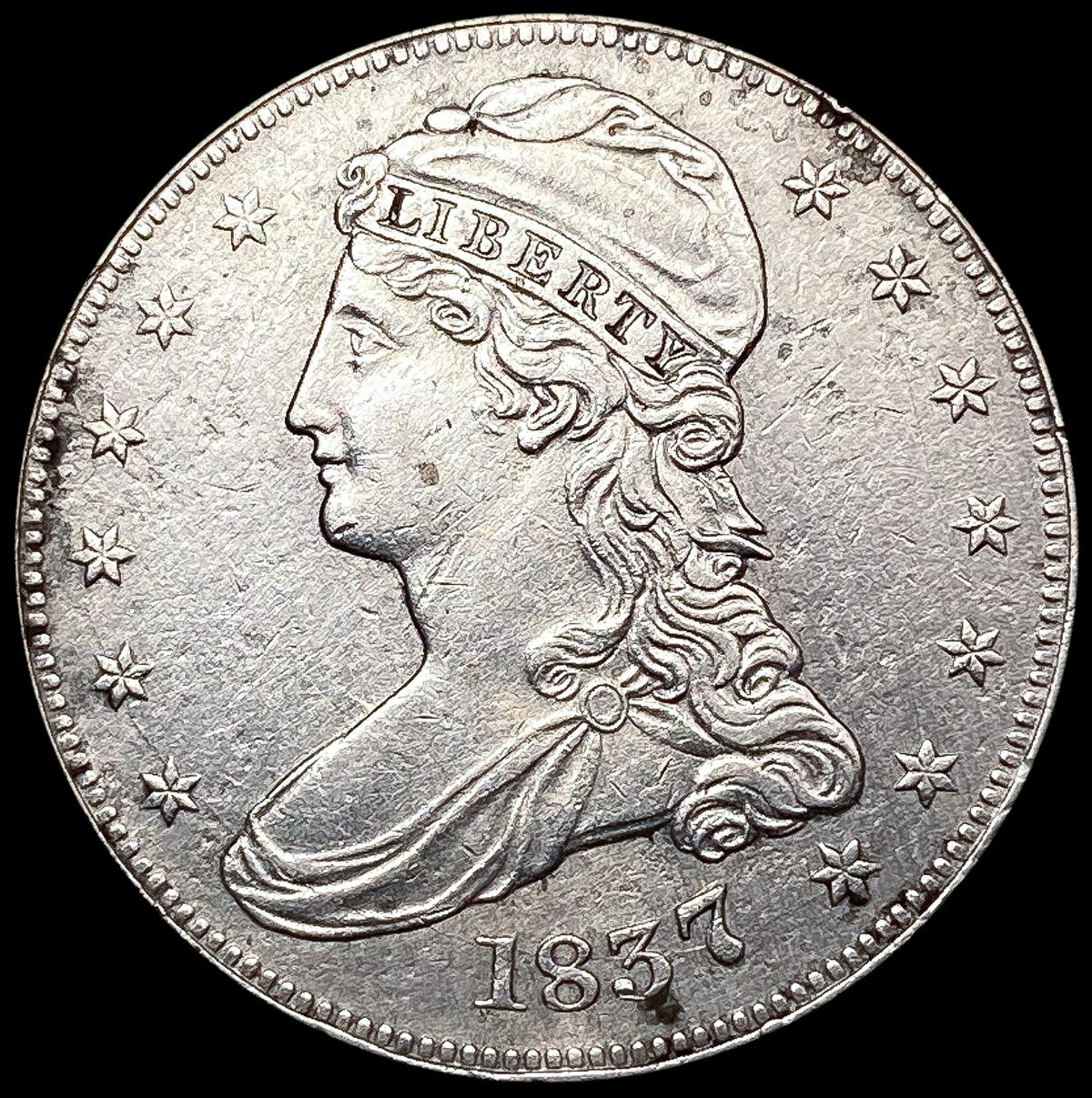 1837 Capped Bust Half Dollar CLOSELY UNCIRCULATED