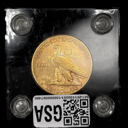 1908-D $10 Gold Eagle NICELY CIRCULATED