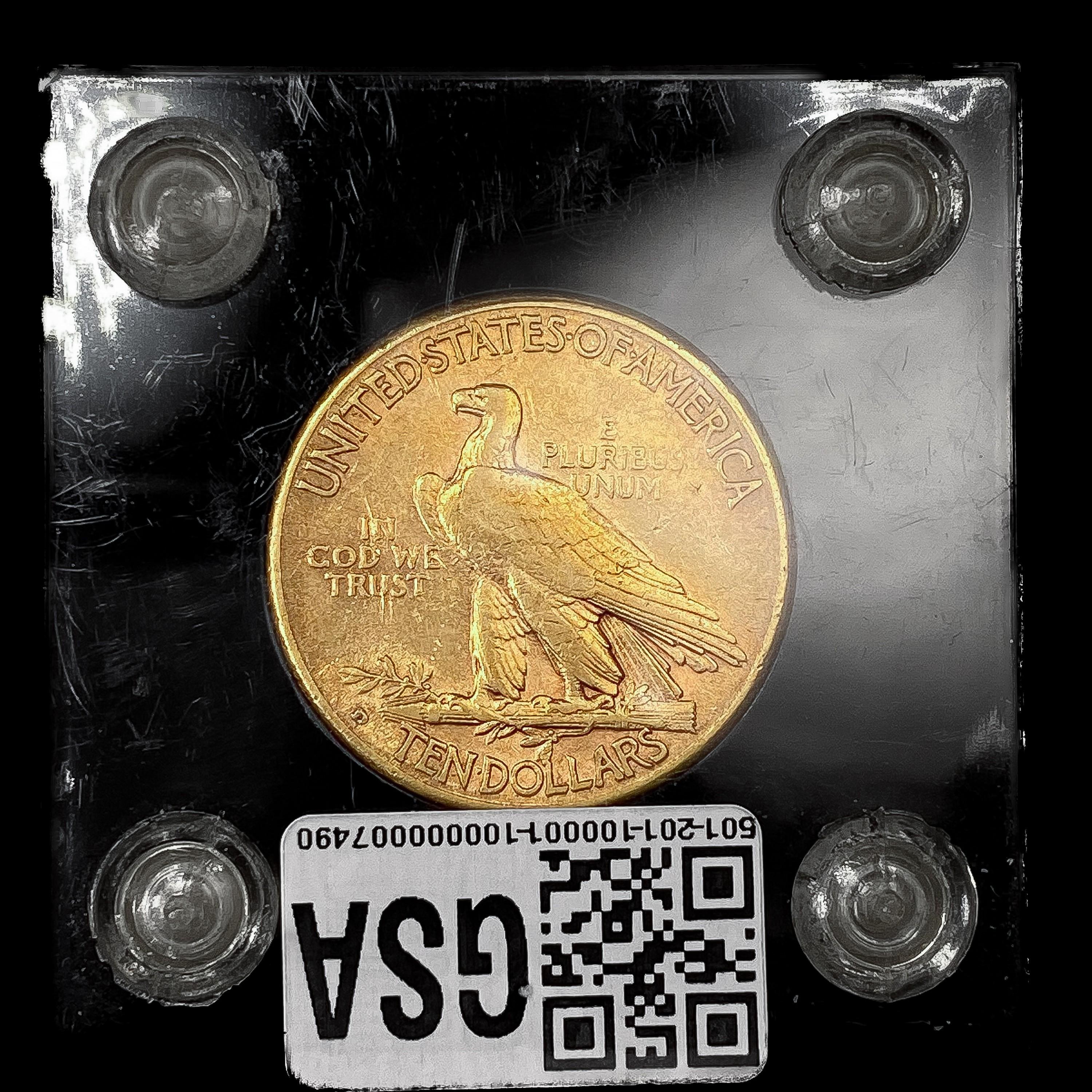 1908-D $10 Gold Eagle NICELY CIRCULATED