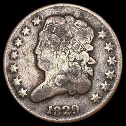 1829 Classic Head Half Cent LIGHTLY CIRCULATED