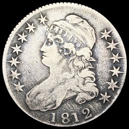 1812 Capped Bust Half Dollar LIGHTLY CIRCULATED