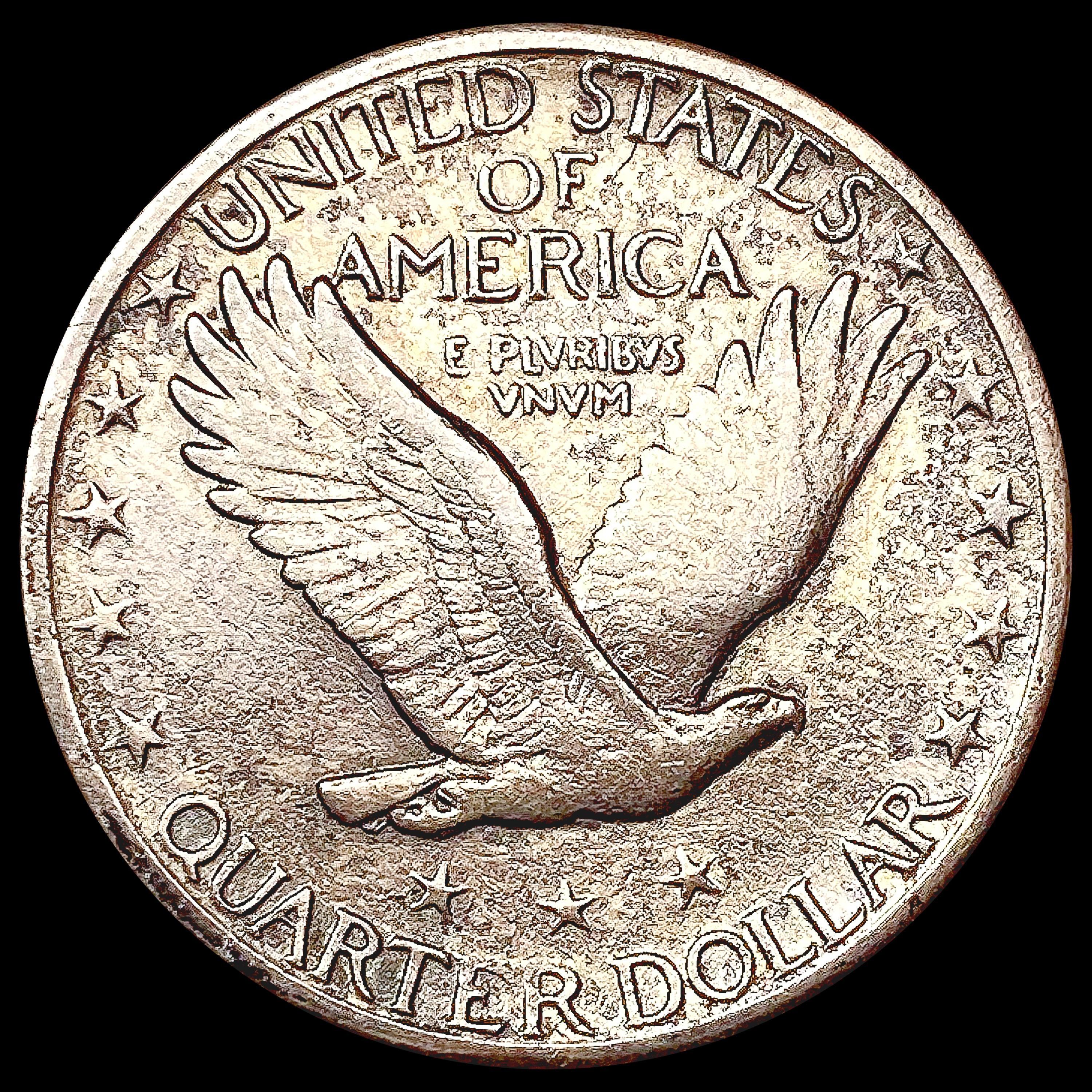 1924-S Standing Liberty Quarter CLOSELY UNCIRCULAT