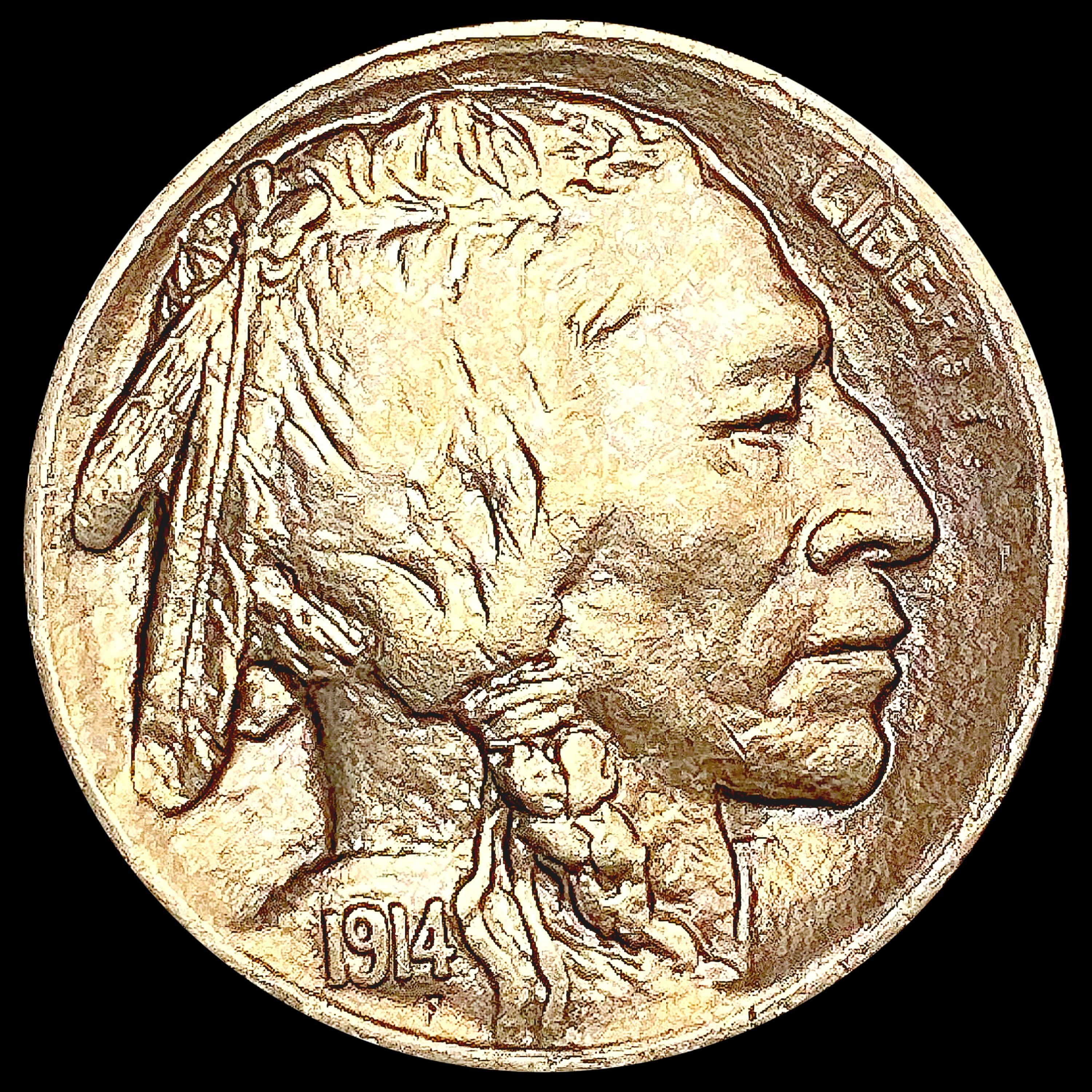 1914-S Buffalo Nickel UNCIRCULATED