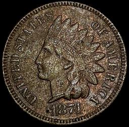 1874 Indian Head Cent CLOSELY UNCIRCULATED