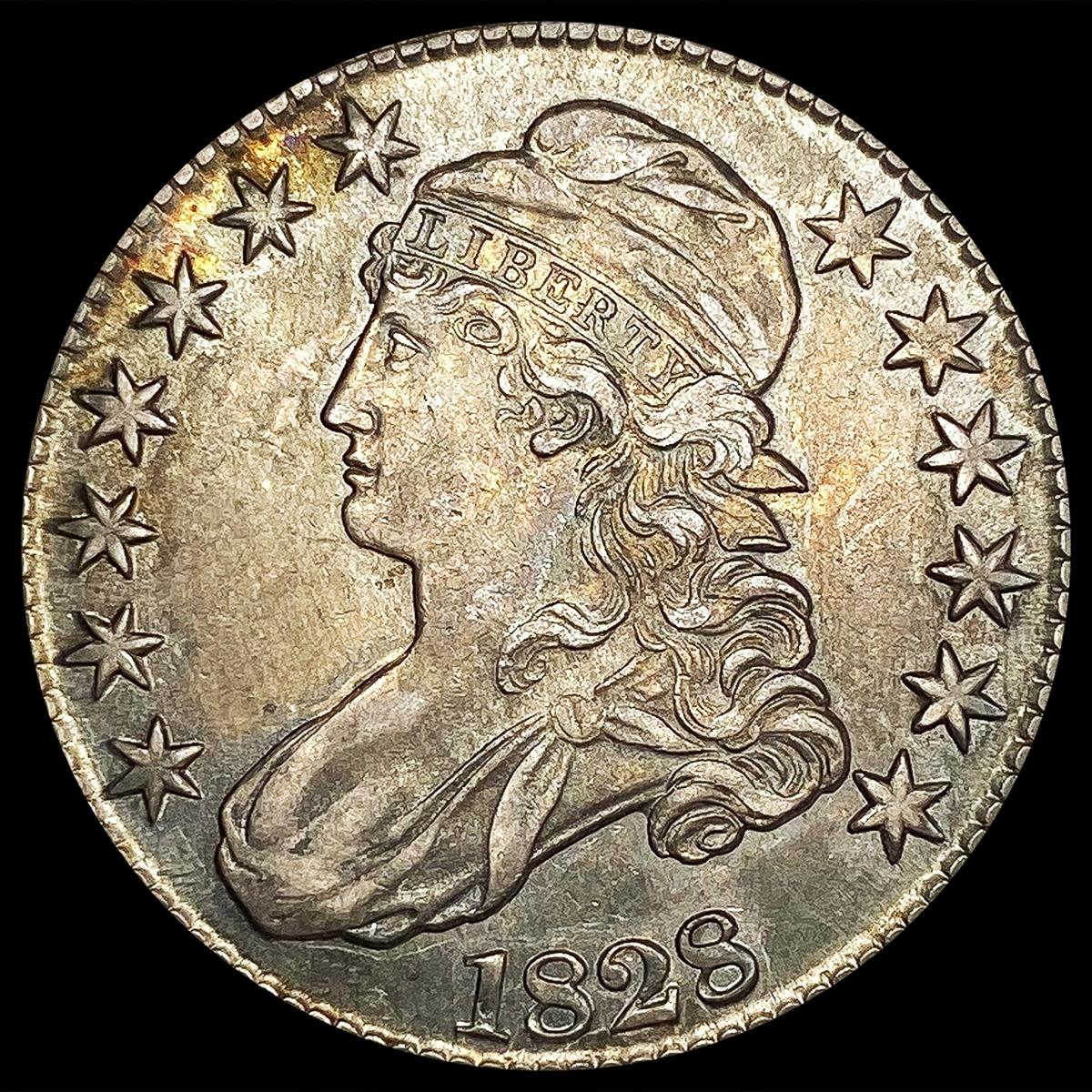 1828 Capped Bust Half Dollar CLOSELY UNCIRCULATED