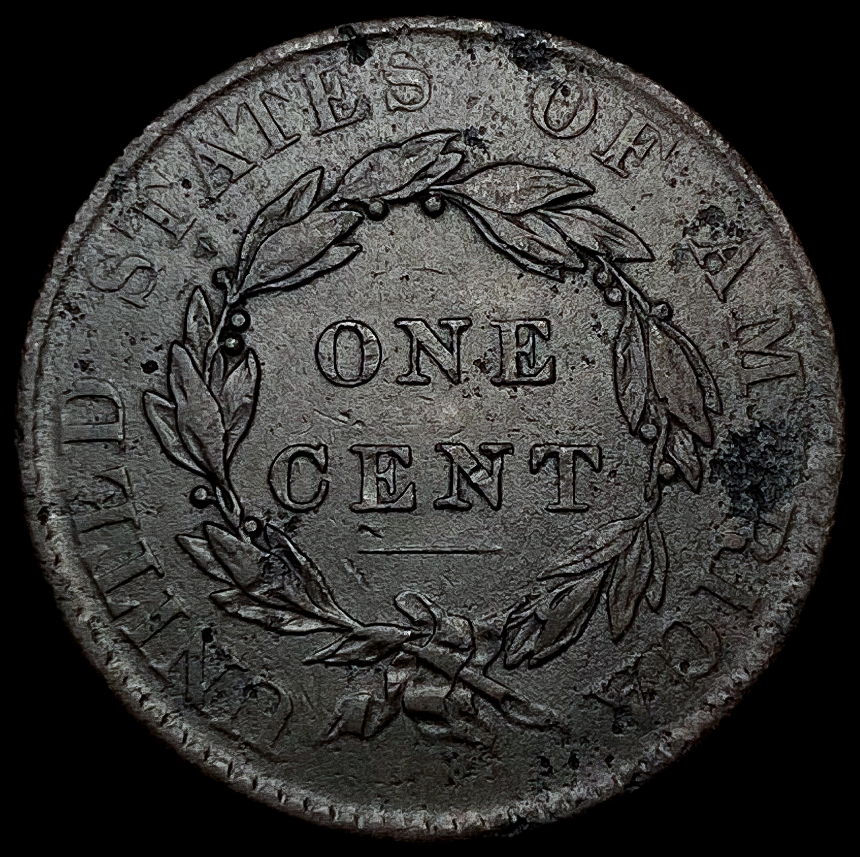 1820 Coronet Head Large Cent LIGHTLY CIRCULATED