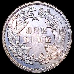 1876 Seated Liberty Dime CHOICE PROOF