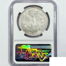 1897-O Morgan Silver Dollar NGC AU50