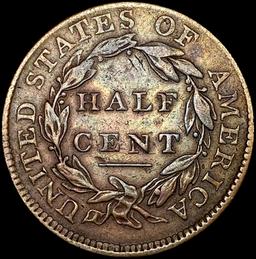 1809/6 Classic Head Half Cent CLOSELY UNCIRCULATED