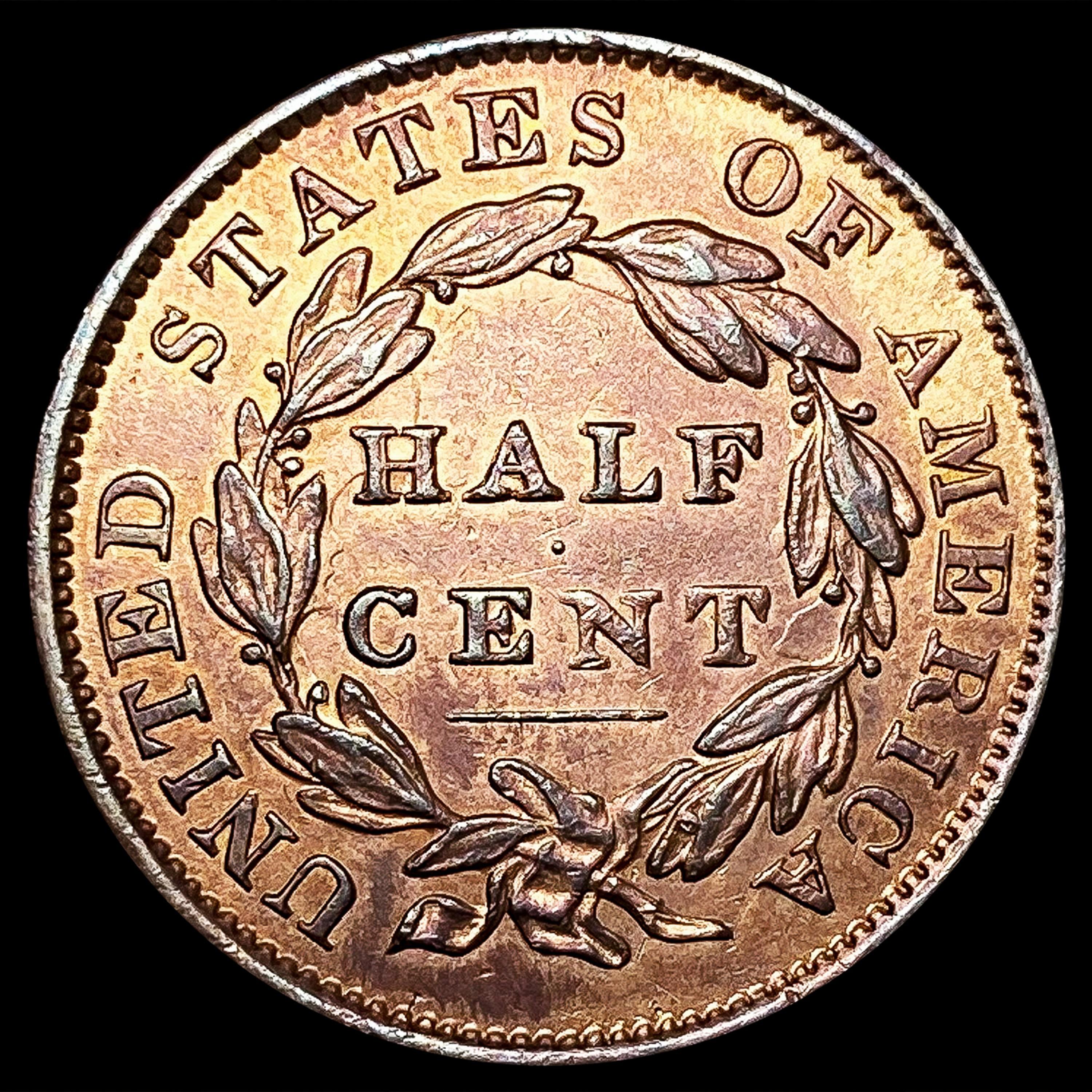 1834 Classic Head Half Cent CLOSELY UNCIRCULATED