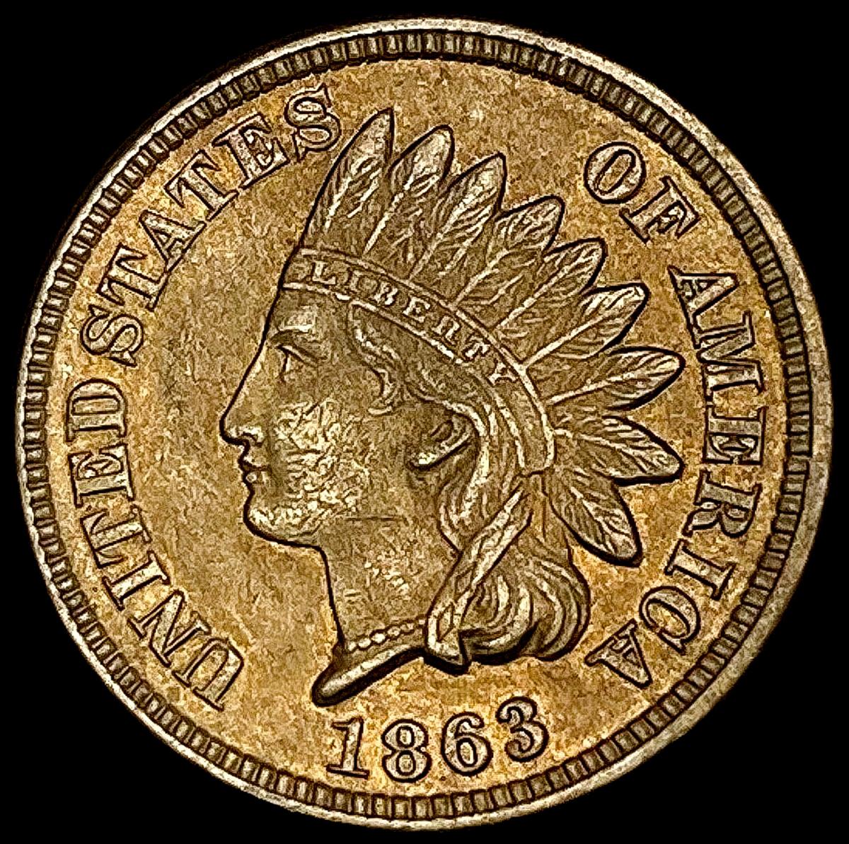 1863 Indian Head Cent UNCIRCULATED