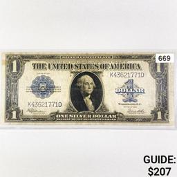 1923 $1 LG Silver Certificate LIGHLTY CIRCULATED