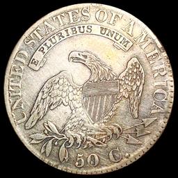 1824 OVD Capped Bust Half Dollar NICELY CIRCULATED