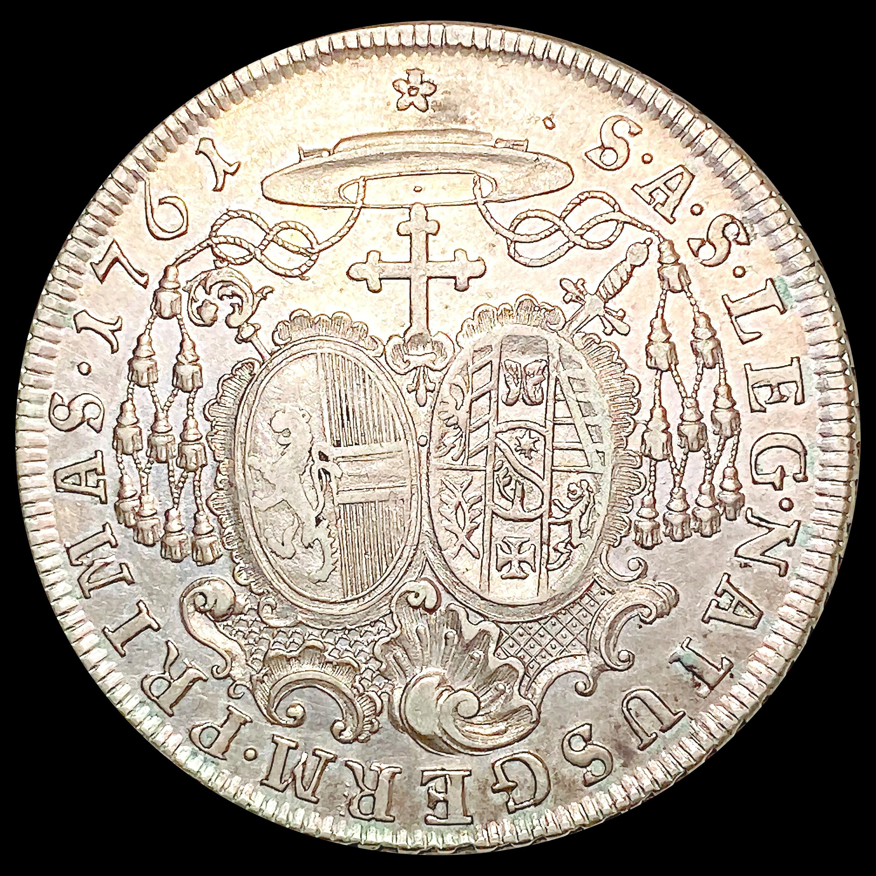 1761 Austria Salzburg SILV Thaler LIGHTLY CIRCULAT
