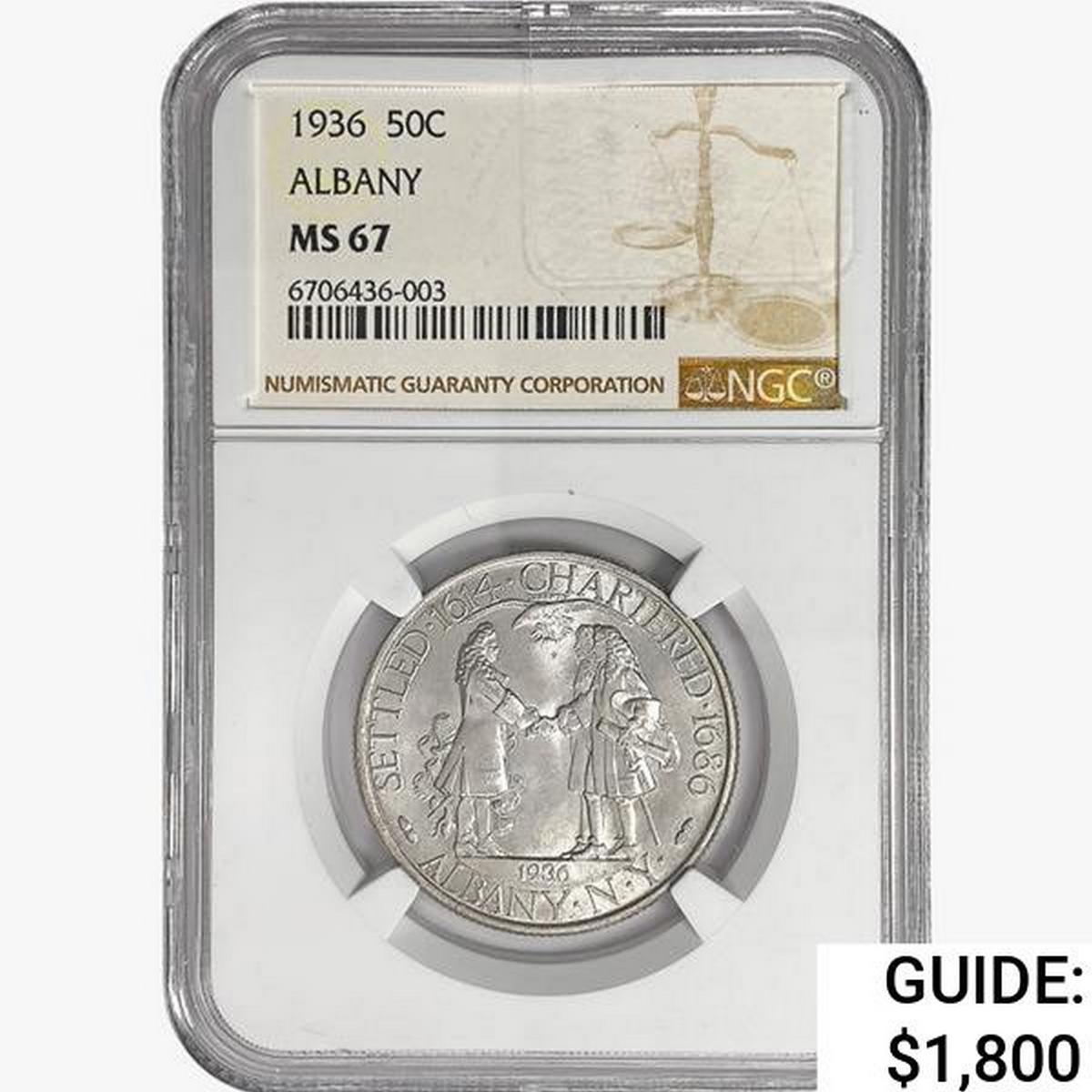 1936 Alabama Half Dollar NGC MS67