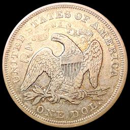 1871 Seated Liberty Dollar LIGHTLY CIRCULATED