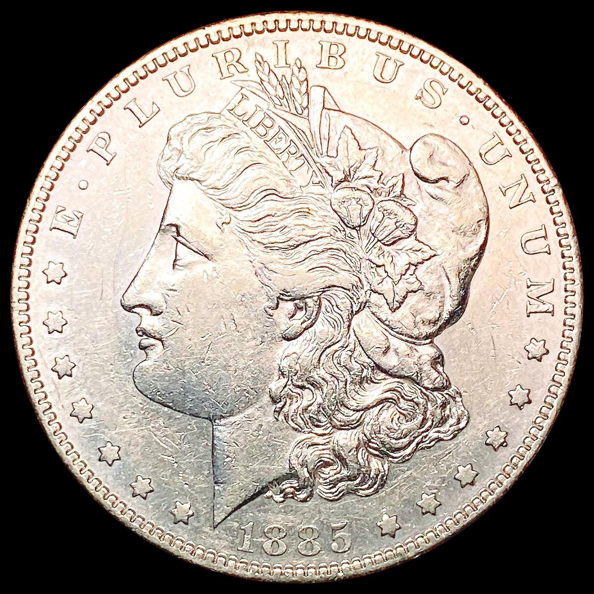 1885-S Morgan Silver Dollar CLOSELY UNCIRCULATED