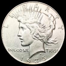 1935 Silver Peace Dollar CHOICE AU