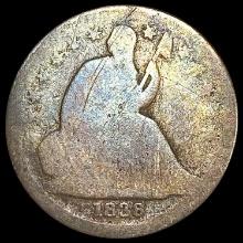 1838 G 70 Seated Liberty Dime NICELY CIRCULATED